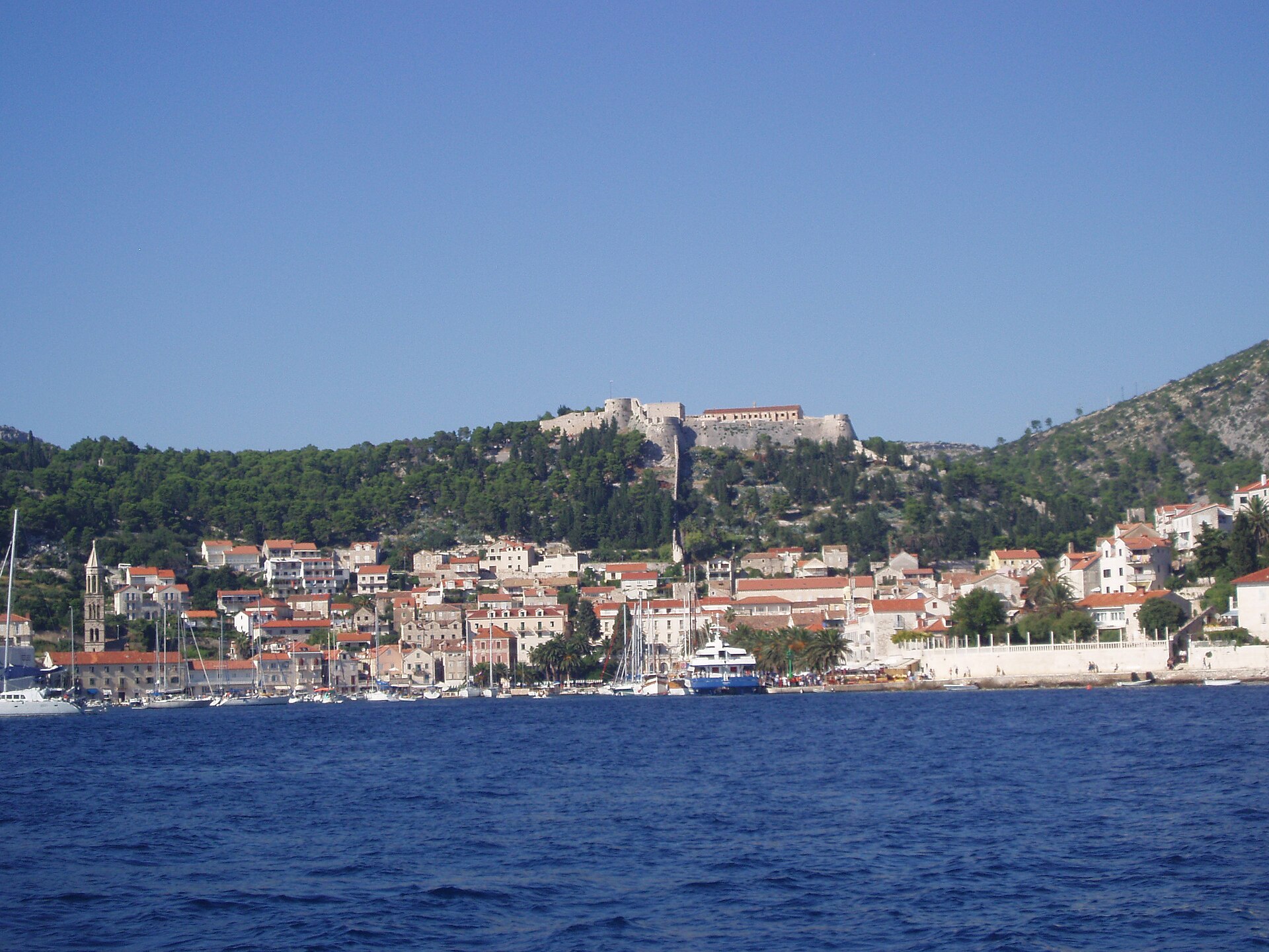 Hvar town harbour