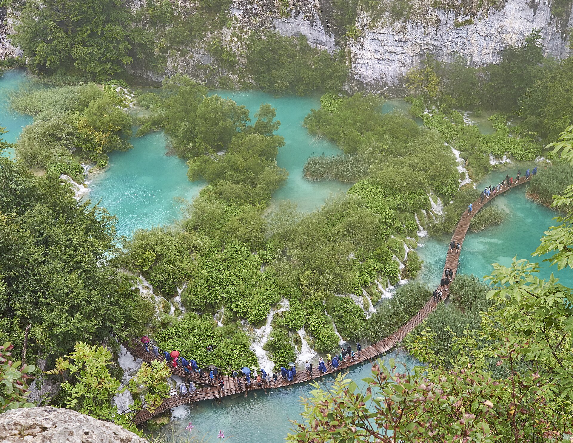 Plitvice Lakes waterfalls