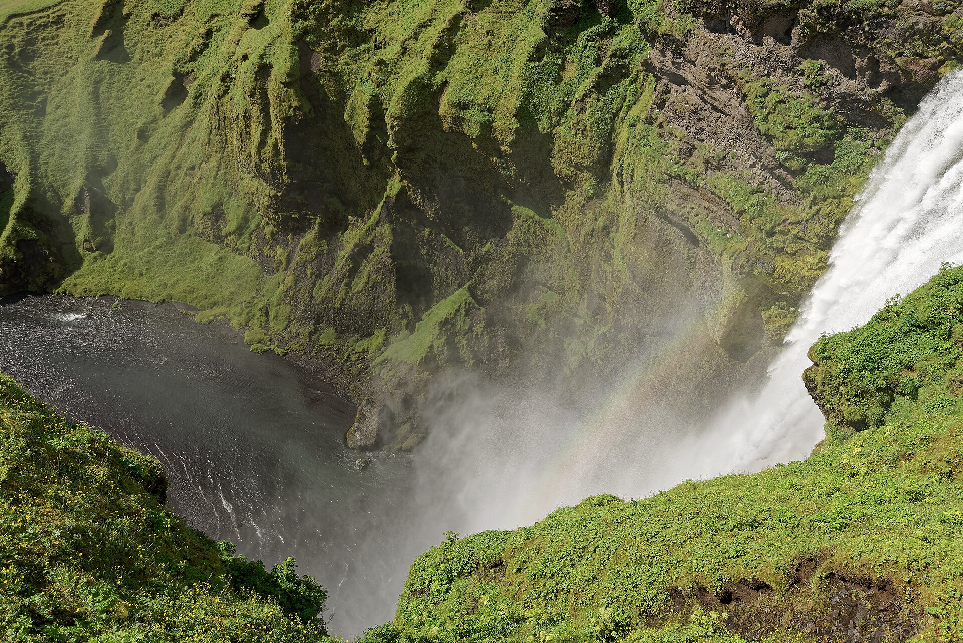 Skógafoss waterfall, South Coast