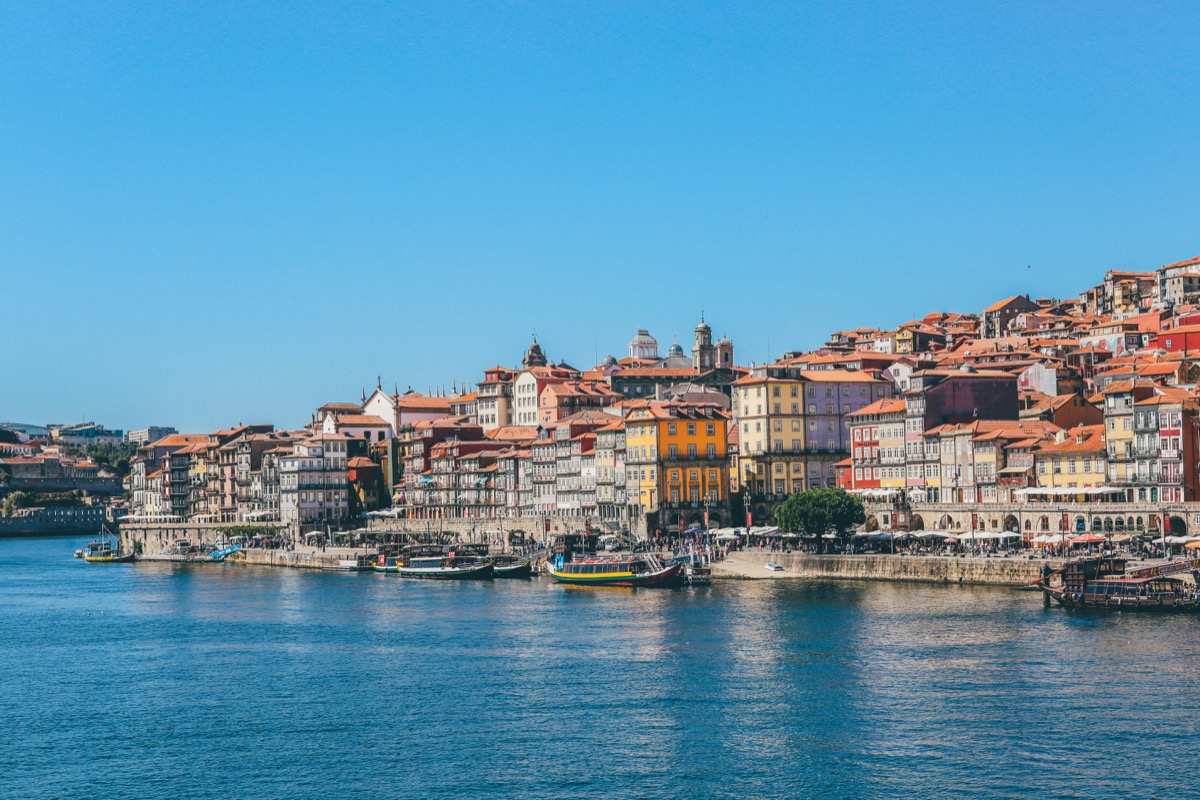Coimbra riverside and university town