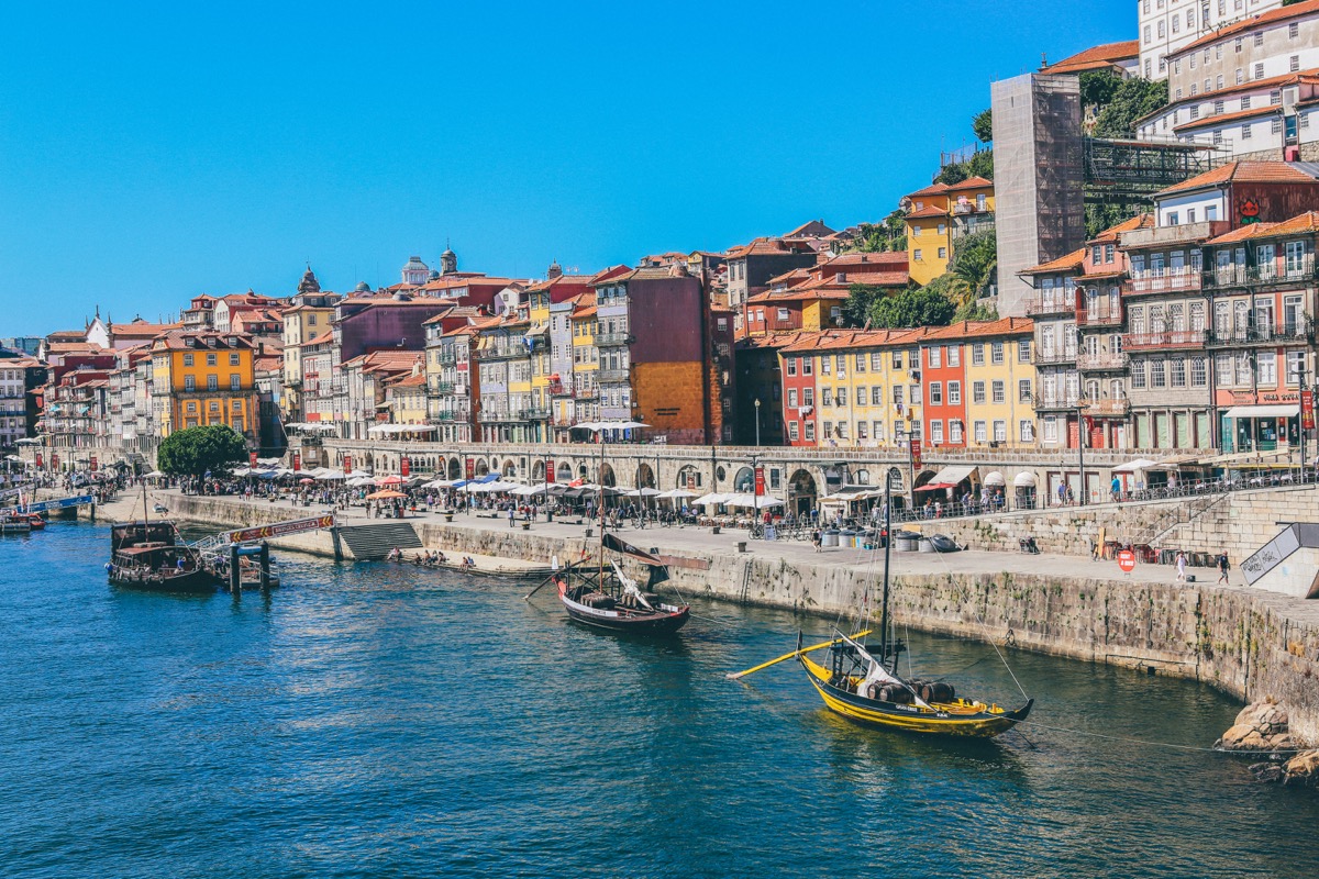 Porto waterfront and Ribeira district